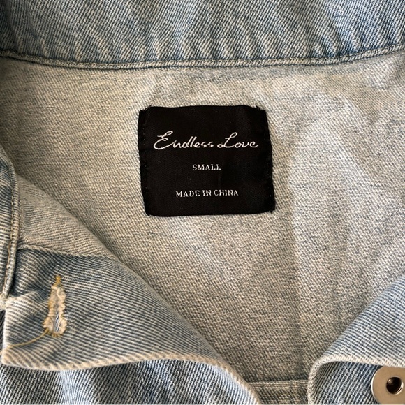 Women‎ Jean Jacket size Size Small - Picture 2 of 2